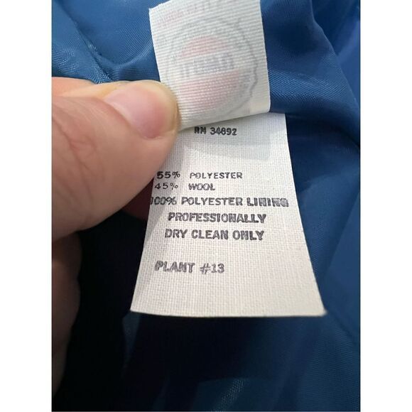 Givenchy sport blue vintage blazer jacket size 8 - Picture 6 of 9